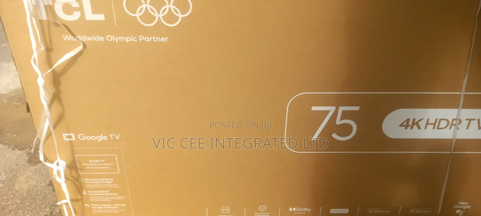 TCL 75"smart TV