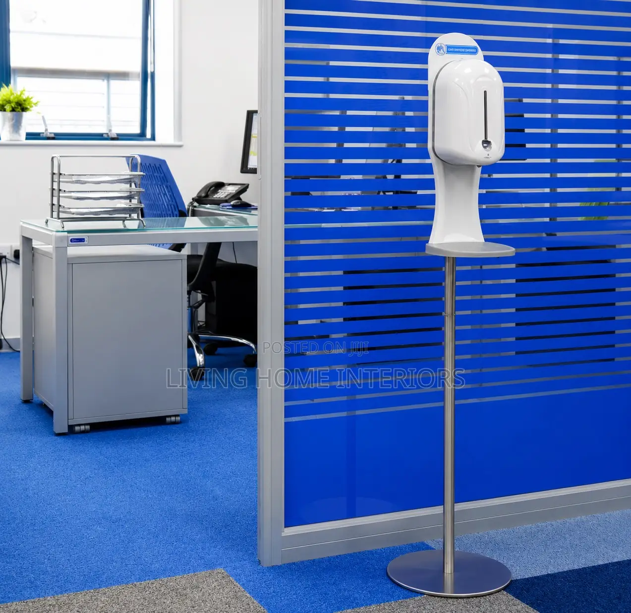 Freestanding Automatic Hand Sanitizer Dispense