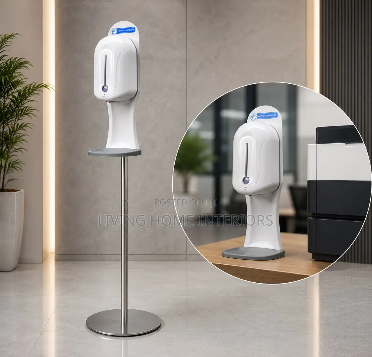 Freestanding Automatic Hand Sanitizer Dispense