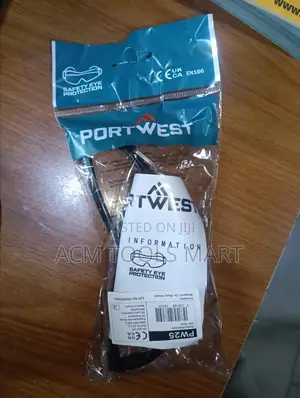 PORTWEST PW25 Safety Eye Glasses – Clear Protective Goggles