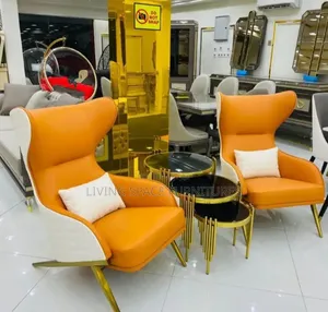 Executive Me and You Accent Chairs With 3in1 Side Stools