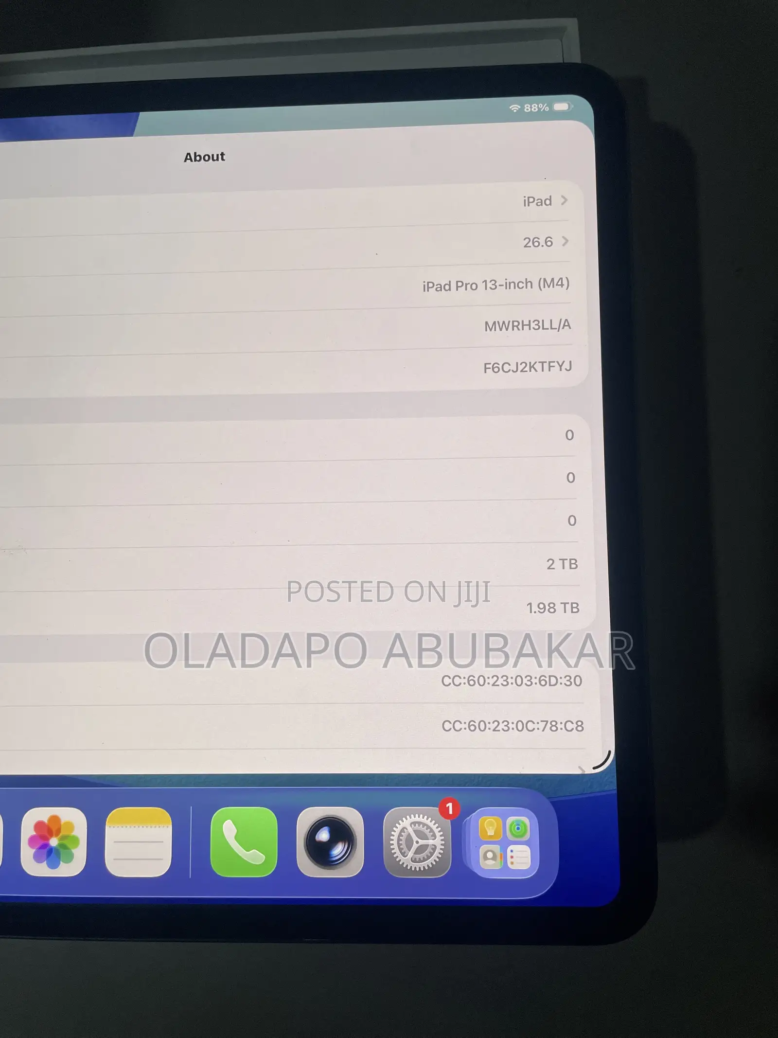 Apple iPad Pro 13 (2024) 2 TB Gray