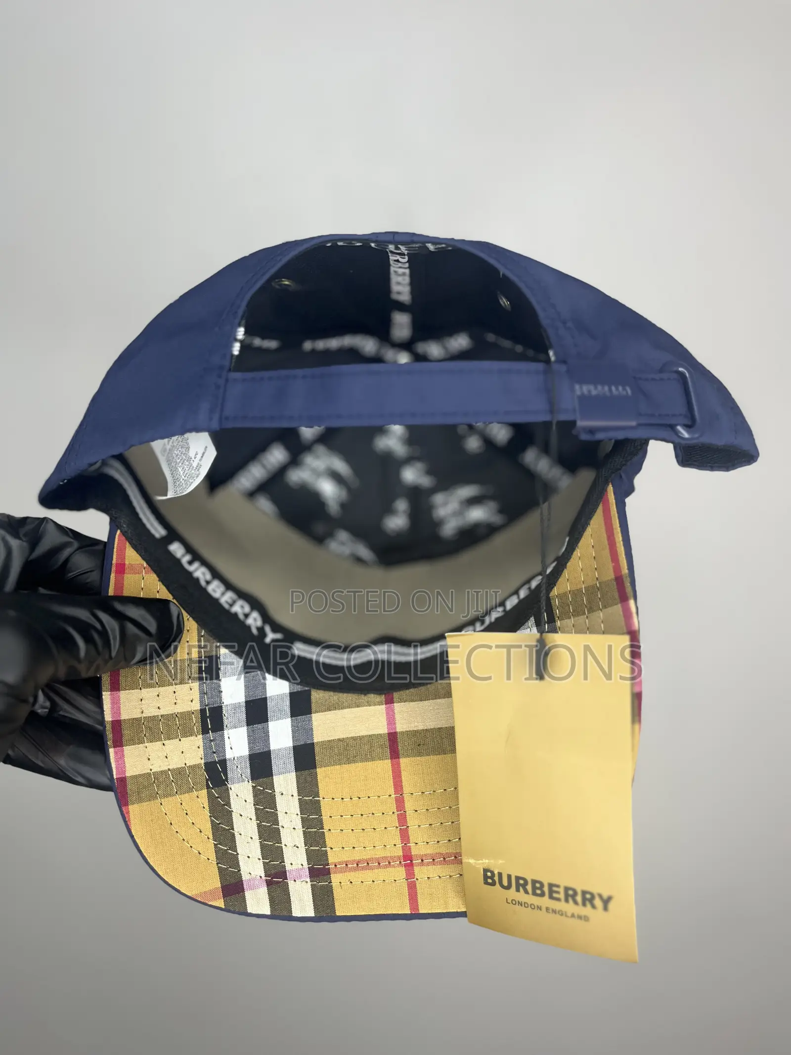 Designer Face Cap - Navy Blue