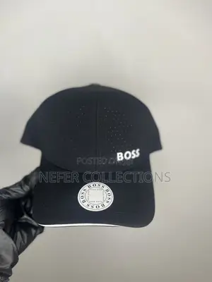 Hugo Boss Designer Face Cap - Black