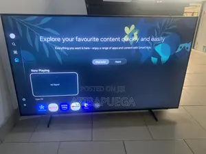 Samsung Crystal UHD TV, 55 Inches. It’s an Ai TV With Bixby Voice