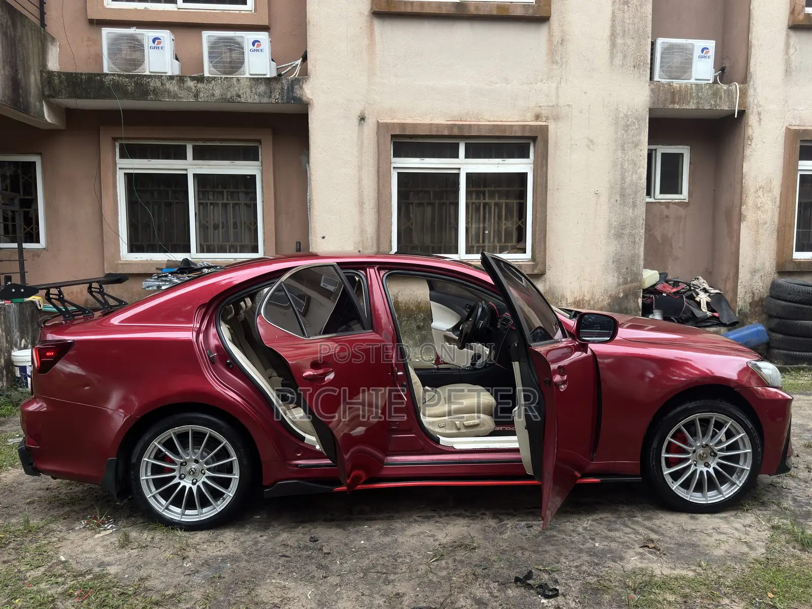 Lexus IS 250 2008 Red