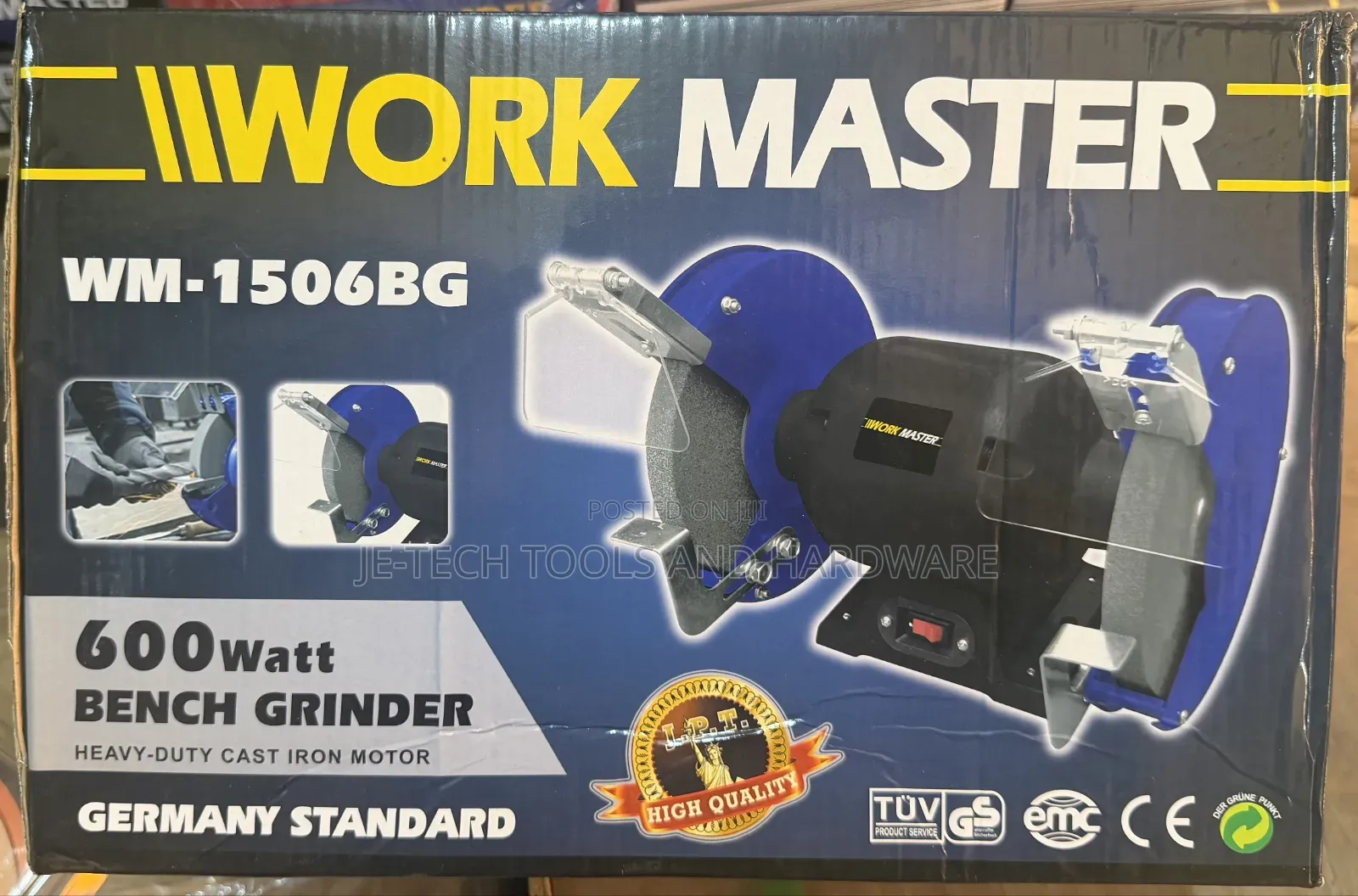 Work Master WM-1506BG Bench Grinder 6"