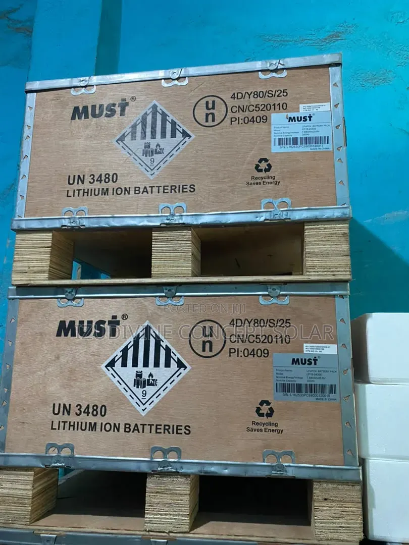 7.68kwh 25.6v Must Lithium Battery