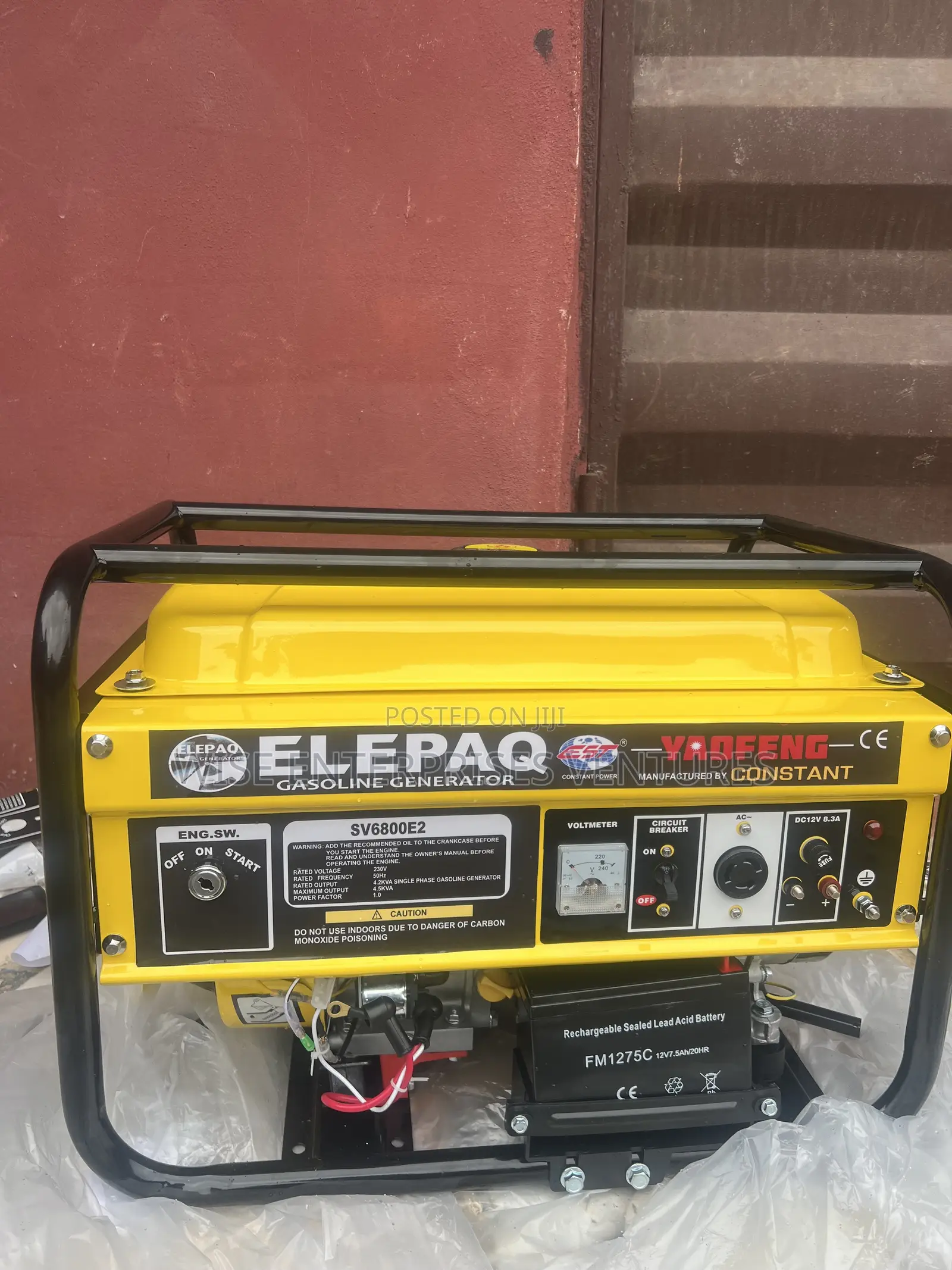 Elepaq Constant Generator Key Starter 4.5kva