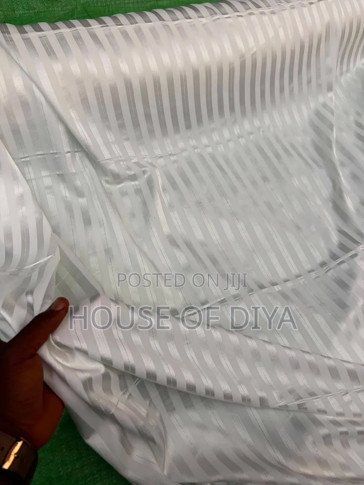 Stripe Senator Fabric Available