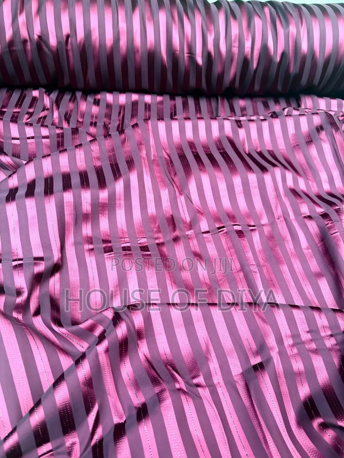 Stripe Senator Fabric Available