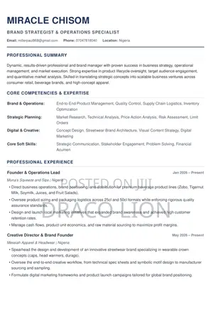 Moniepoint Business Relationship Manager (Brm