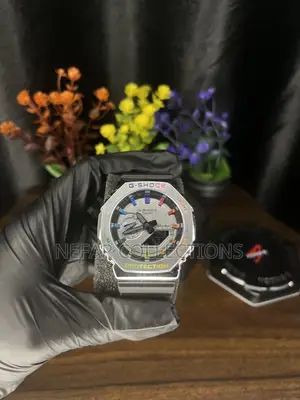 Casio G-Shock GA-2100 Wristwatch - Black, Silver Others