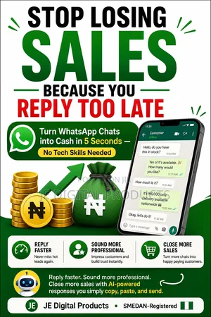 AI Sales Reply Toolkit for WhatsApp – 19 Prompts to Close More Sales