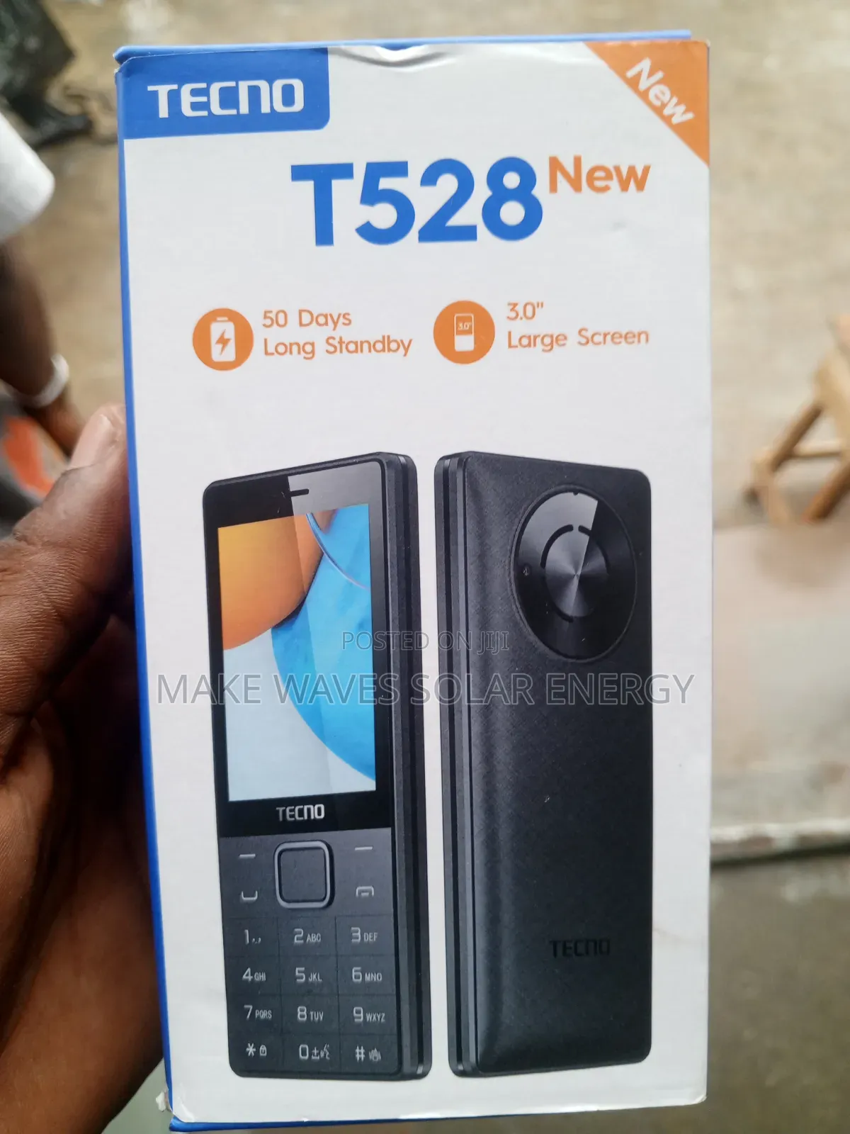 New Tecno T528 Black