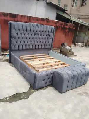 6by6 Upholstery Bedframe With Footrest Available