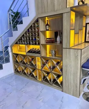 Quality Under Staircase Wine Bar Design