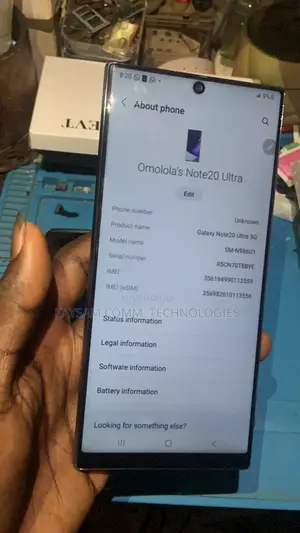 Samsung Galaxy Note 20 Ultra 512 GB Black