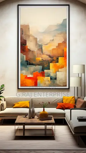 Living Room Large Artwork for New Home Interior Decoration in Lagos