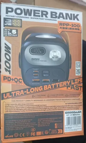 REMAX 60000MAH 100W Laptop Power Bank