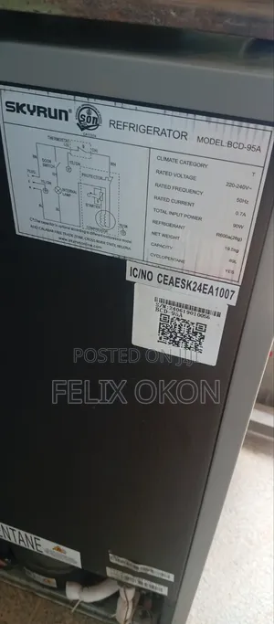 89L Sky Run Super Chilling Fridge