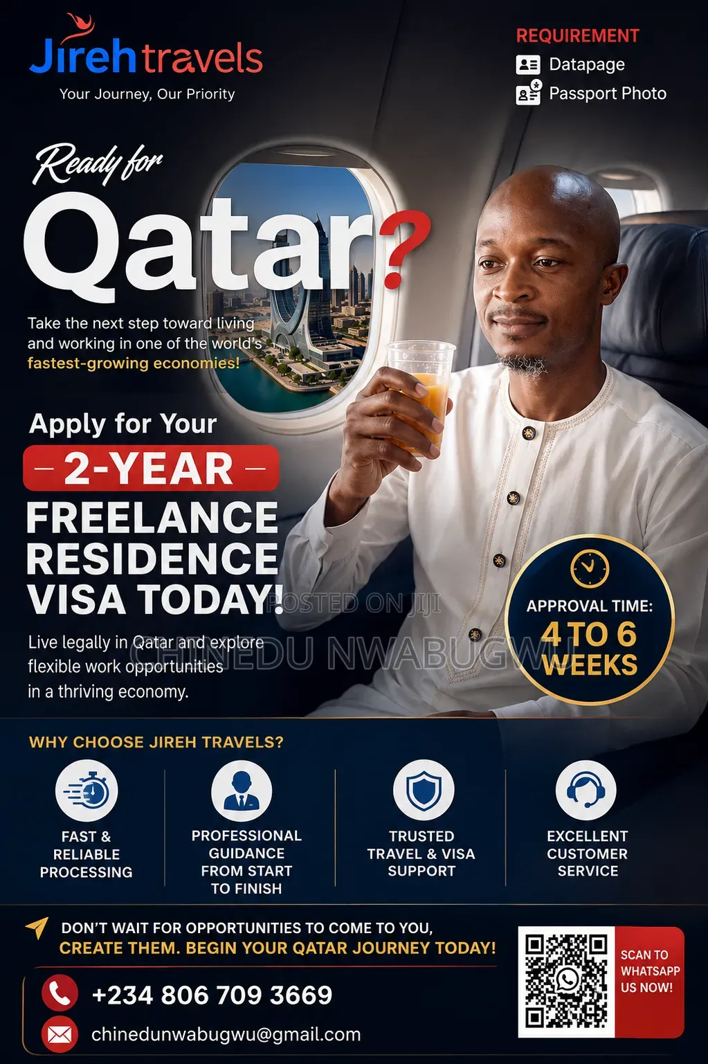 Qatar 2-Year Residence Visa Processing – Fast Approval