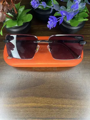 Cartier Eyeglass With Protective - Black Lens