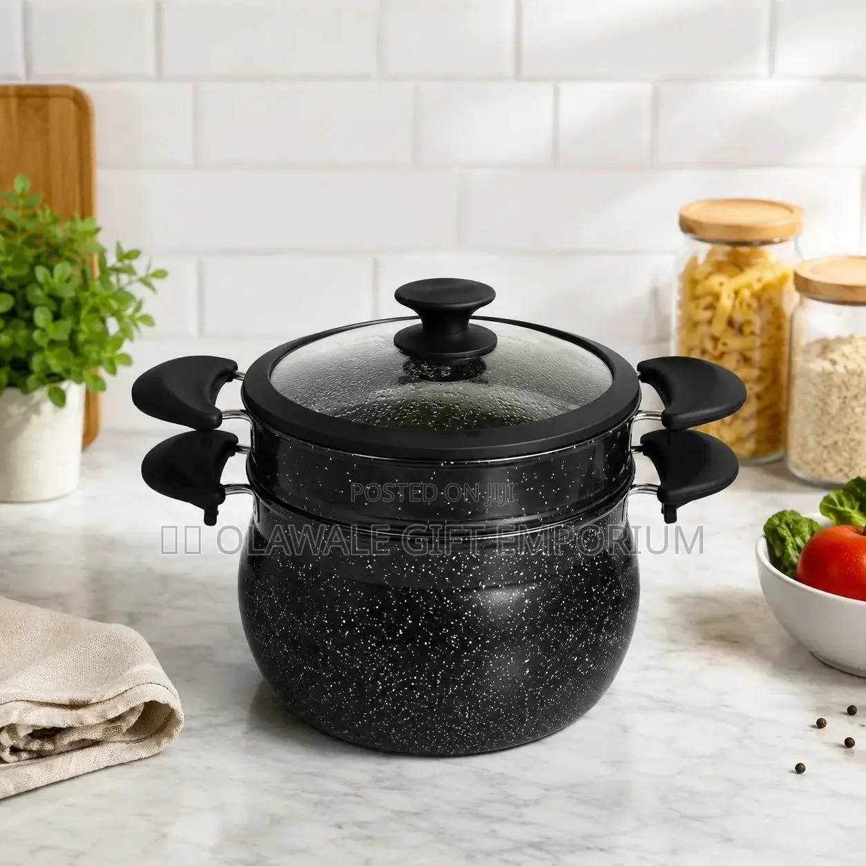 Quality Non Stick Pot With Steamer