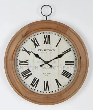 60cm Wood Frame Wall Clock (EA23117)