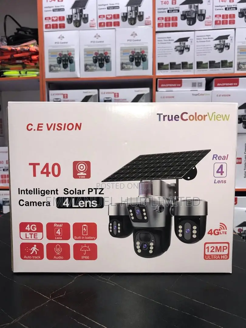 T40 4 Lens Solar PTZ Camera