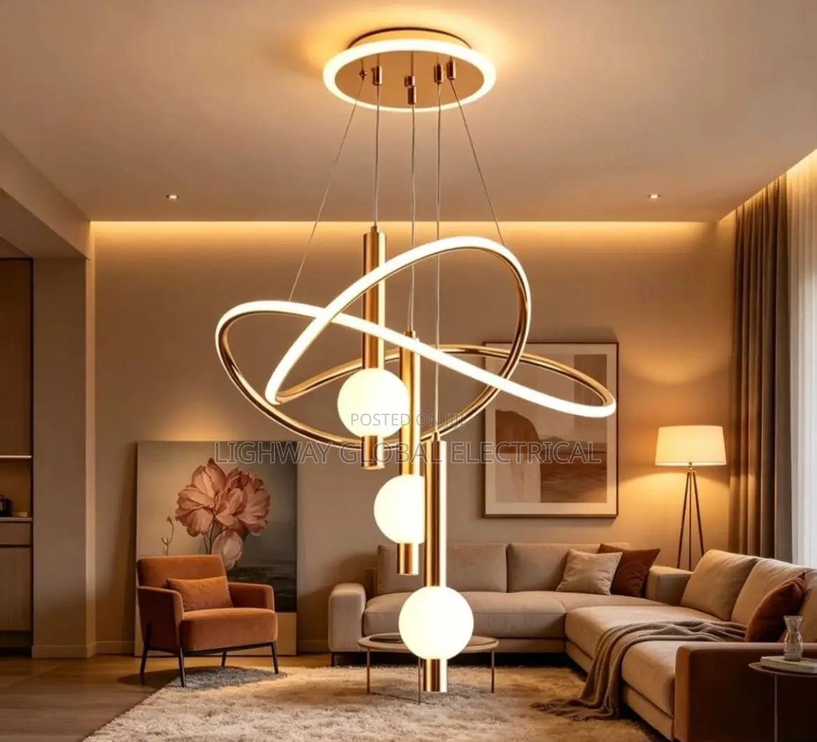 Led Microphone Chandelier