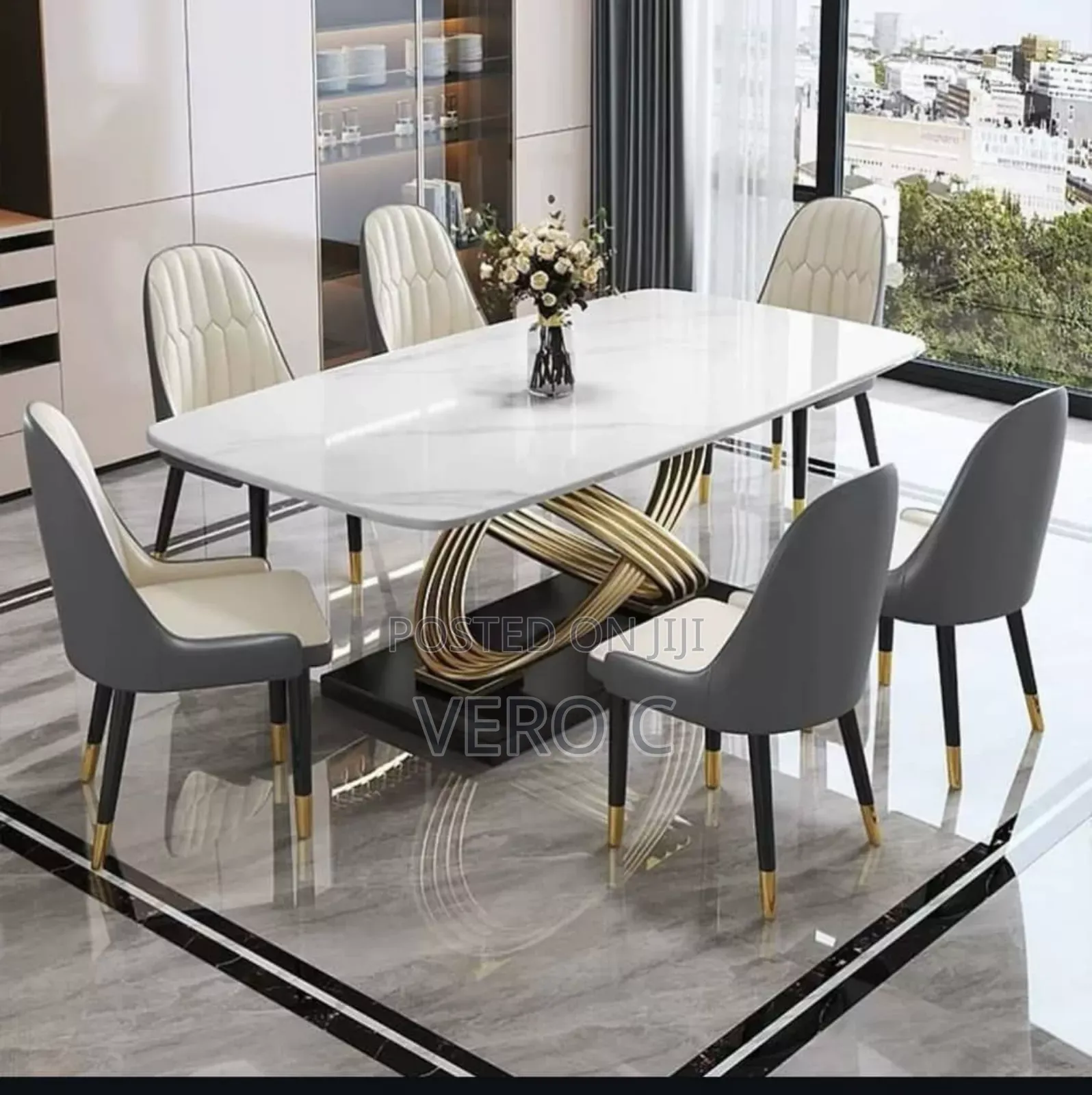 Quality 6 Seaters Dining Table and Chairs