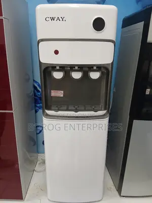 CWAY 3 Taps Water Dispenser With Fridge-Hd-85d