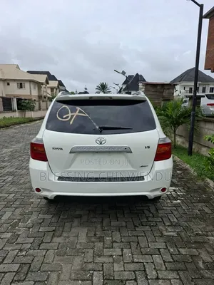 Toyota Highlander Limited 2009 White