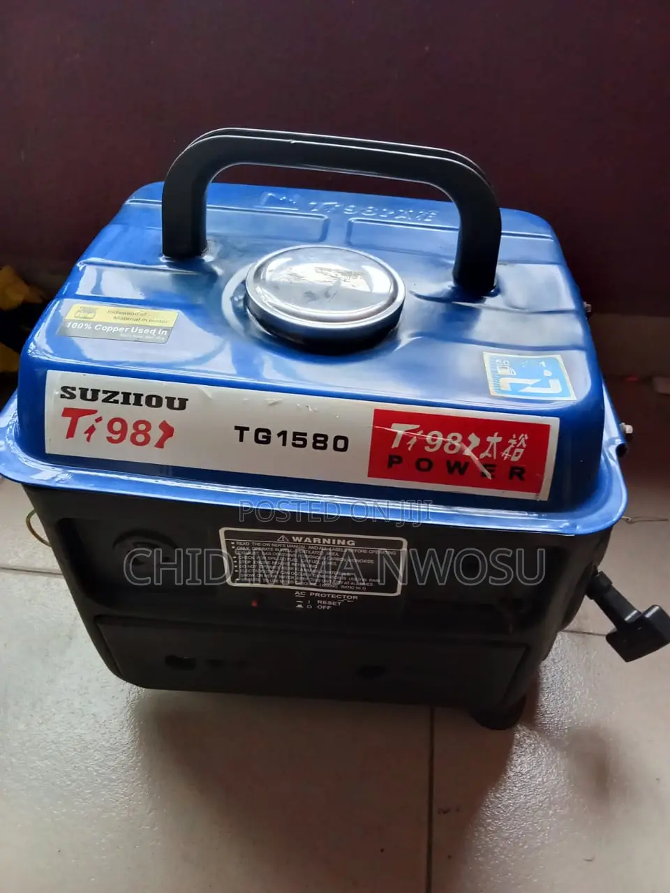 Tiger Generator 1kva Copper Wire