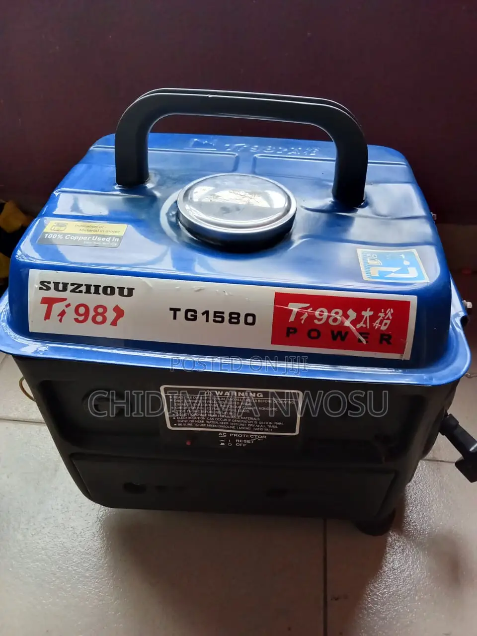 Tiger Generator 1kva Copper Wire