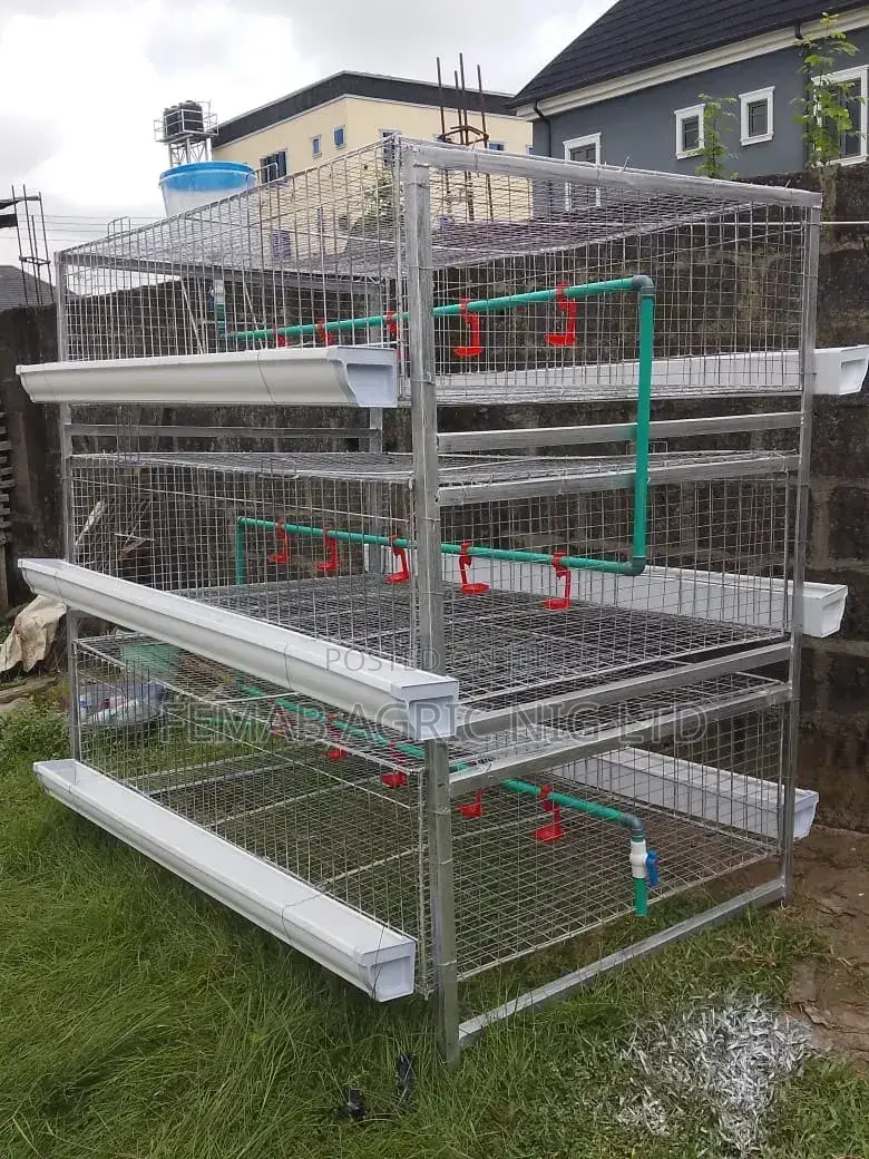 'H' Type Galvanized Broiler Battery Cage