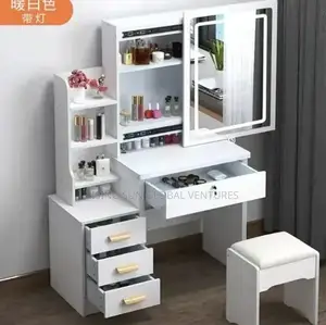 Cupboard and Shelves With Mirror..
