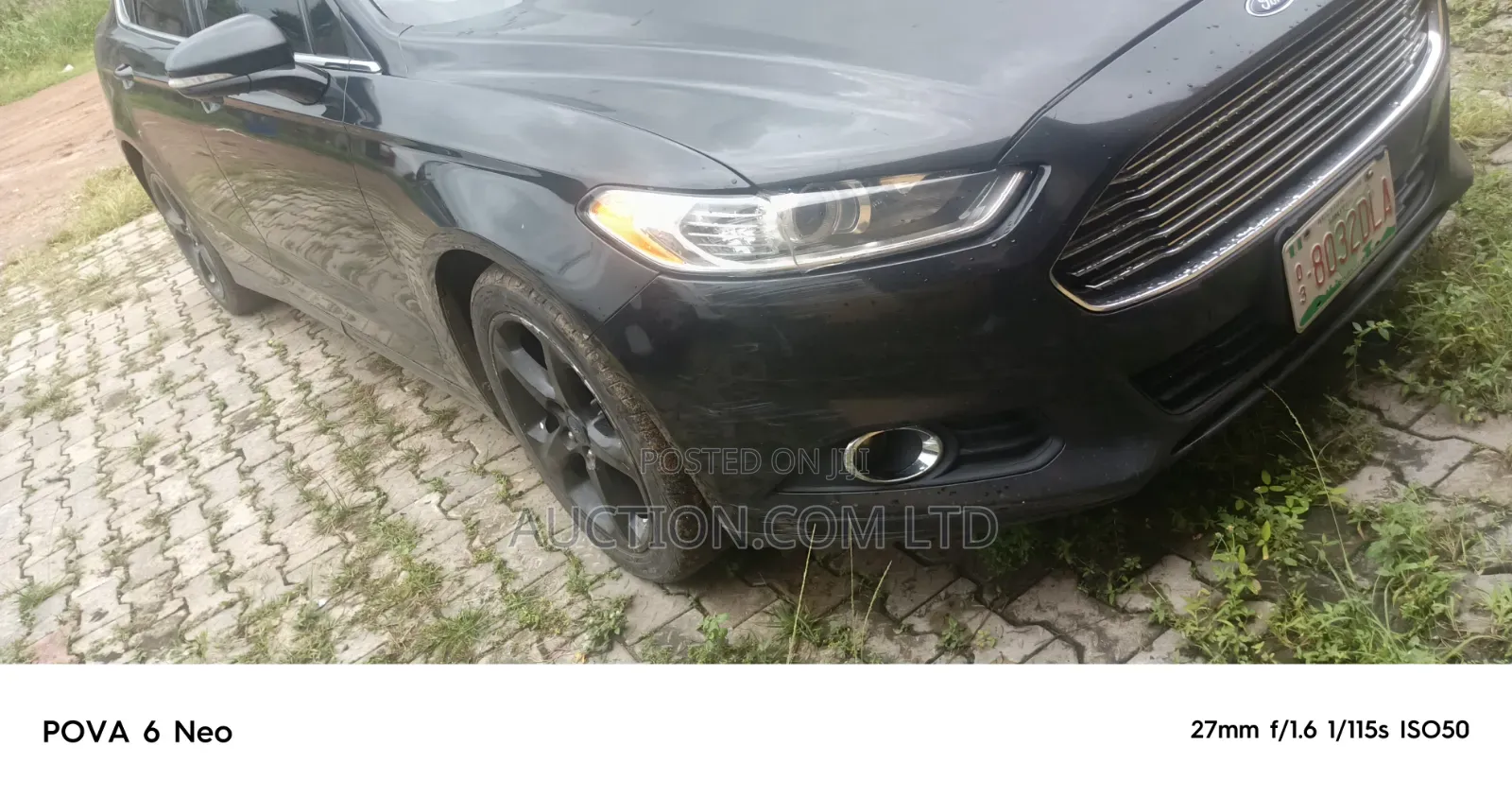 Ford Fusion S 2013 Black