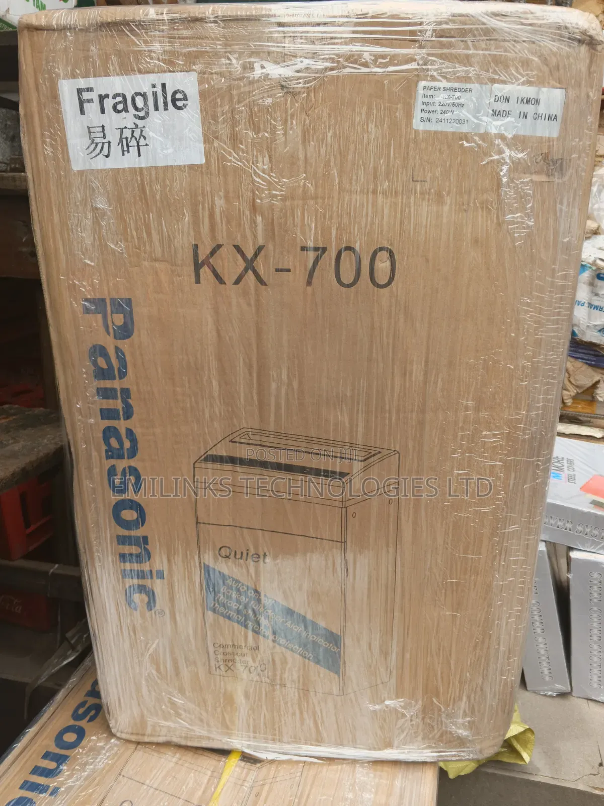 Panasonic Kx 700 Shredding Machine
