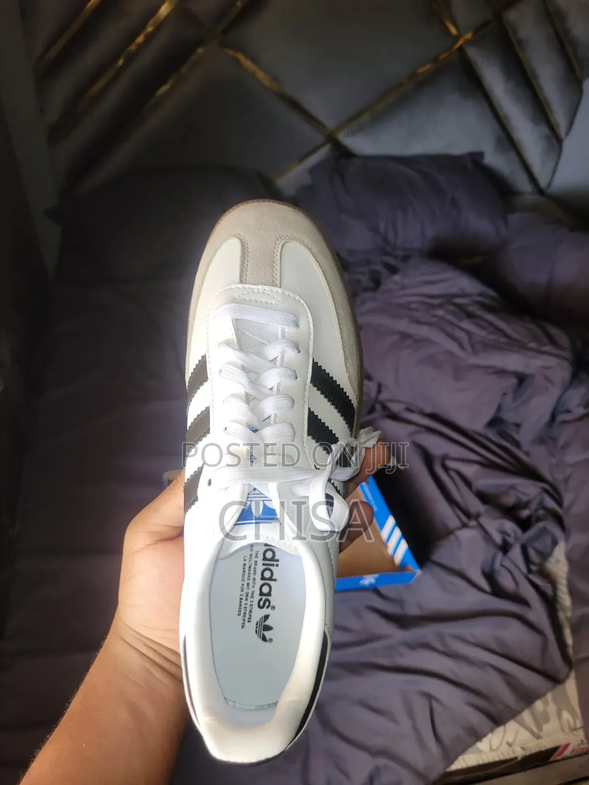 White Adidas Samba OG Sneakers