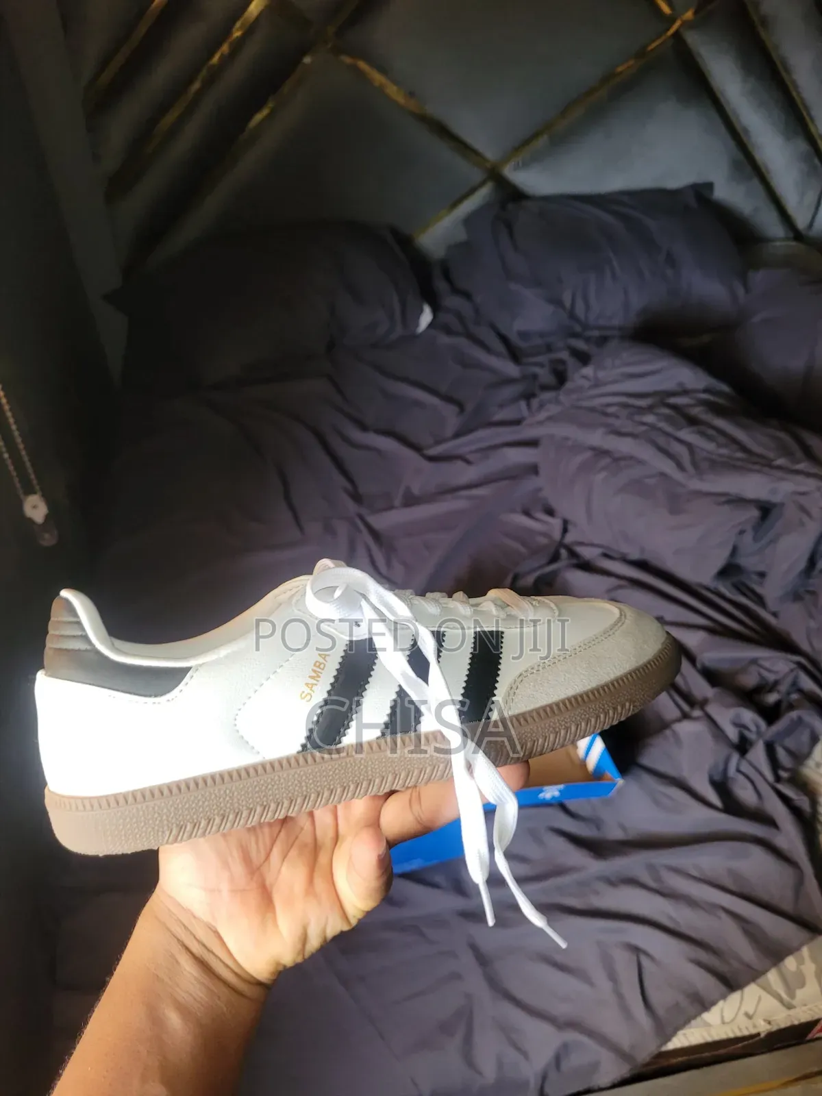 White Adidas Samba OG Sneakers