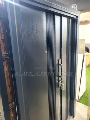 1.2 by 2.1 Graphite Ridge Steel Security Door 4ft