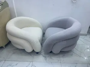 Contemporary Two Accent Fabric Chairs