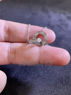 Silver Double Loop Necklace