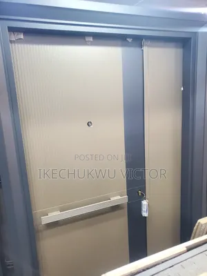 4ft Champagne Edge Steel Security Door