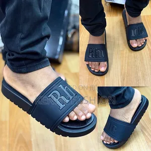 Quality Men's Palm Slide Slippers Available in Different Sizes