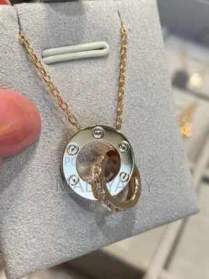Rose Gold Double Loop Necklac