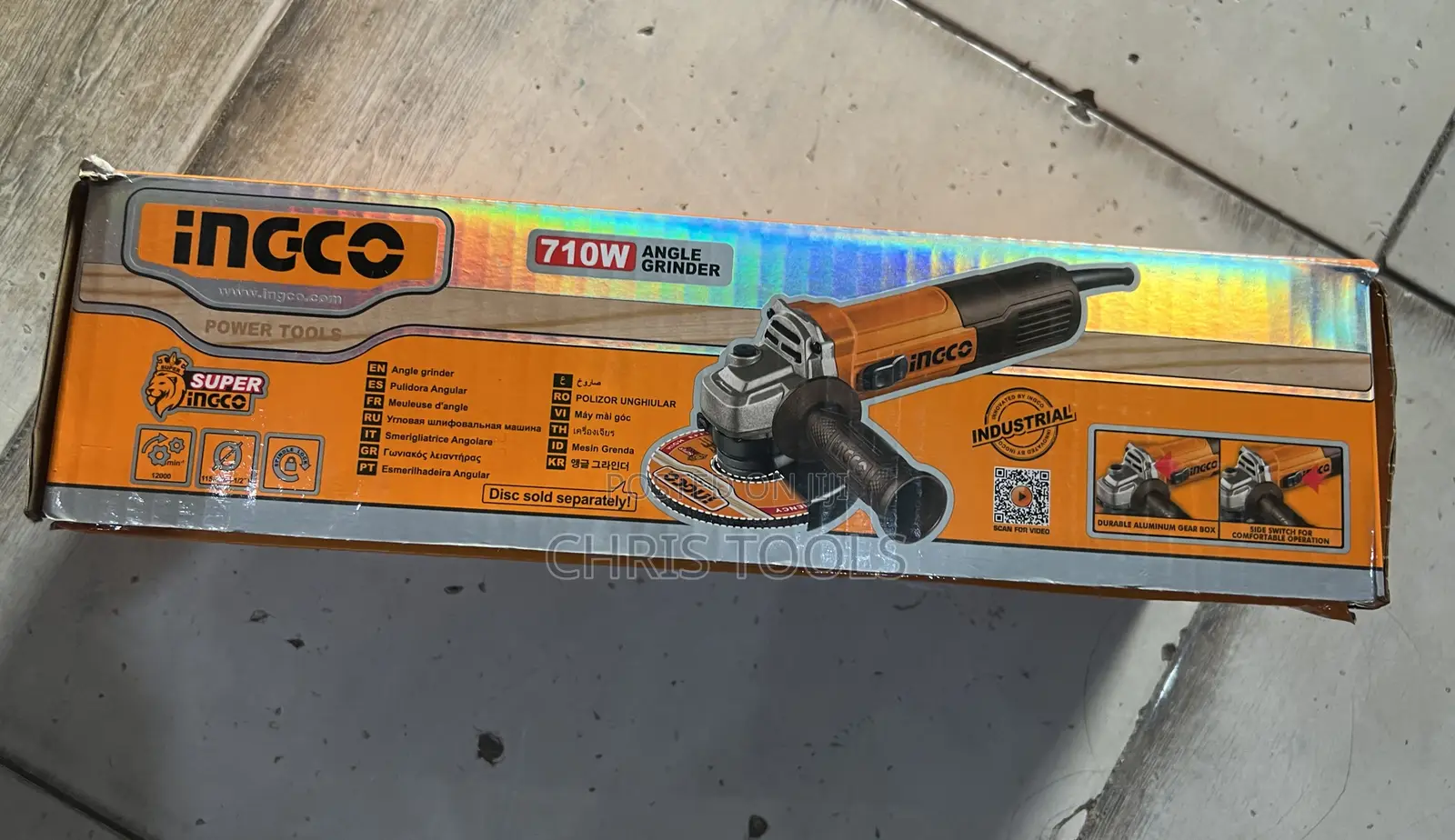 INGCO 710W Angle Grinder.