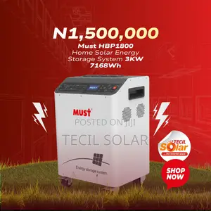 Must HBP1800 Home Solar Energy Storage System 3KW 7168Wh